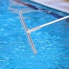 1Pc Pool Steel Wire Brush Sturdy Metal Pool Brush Outdoor Pond Pool Cleaning