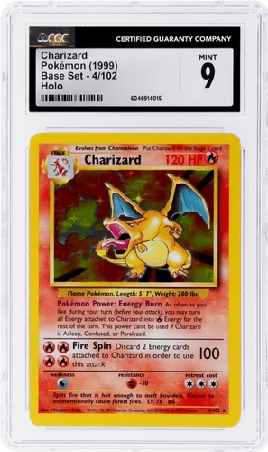 1999 Pokemon Base Set Charizard Holo #4 CGC 9