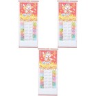  Set of 3 Family Wall Decor Decoration Calendar Chinese Traditional
