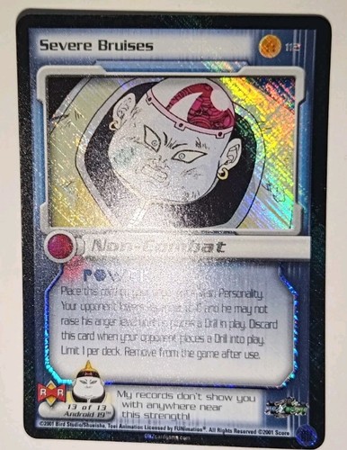 2001 Score Limited Dragon Ball Z DBZ CCG TCG Severe Bruises #112 Foil Android 19 - Picture 2 of 6