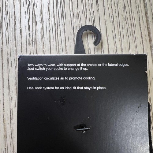 Nike Socks Mens Size 10-11.5 Black Spark Running Lightweight No Show Dri-FIT - Picture 5 of 5