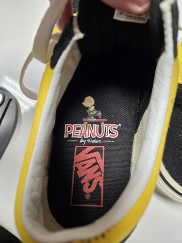 Zapatillas Vans X Peanuts Old Skool Charlie Marrón Buen Duelo Para Mujer 9.5 Hombres 8 - Imagen 8 de 9