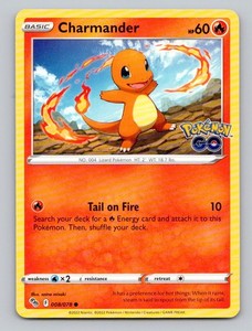Charmander 008/078 Pokémon GO Common