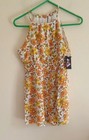 NEW! Art Class Yellow Romper Yellow Floral Size Girls L 10 / 12 Teen Small Women