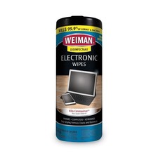 WEIMAN 93ACT 1-Ply 7" x 8" E-tronic Wipes - White (4/CT) New