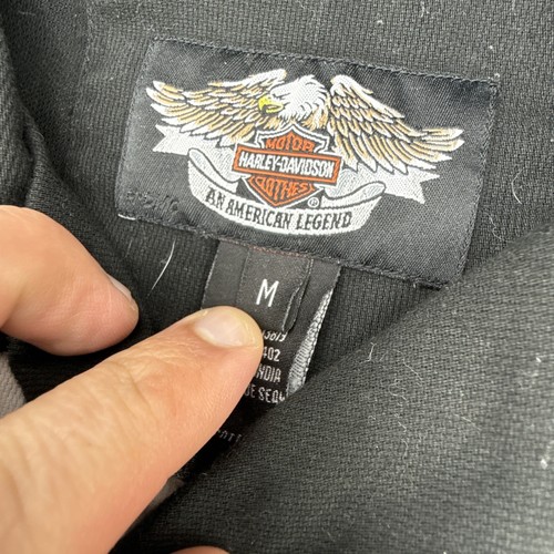CAMISA HARLEY DAVIDSON PARCHES BORDADOS MECÁNICO GARAJE ABOTONADA HOMBRE TALLA M - Imagen 4 de 17