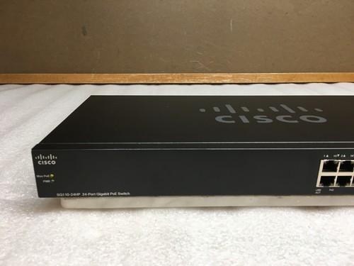 Commutateur Cisco SG110-24HP Gigabit PoE non géré - 24 ports de vitesse Giga - Photo 3/8