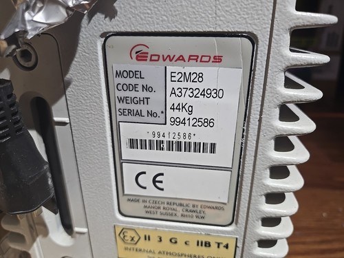 Edwards E2M28 High Speed High Vacuum Pump No. A37324930 (220-264V) Good Working - Picture 1 of 7