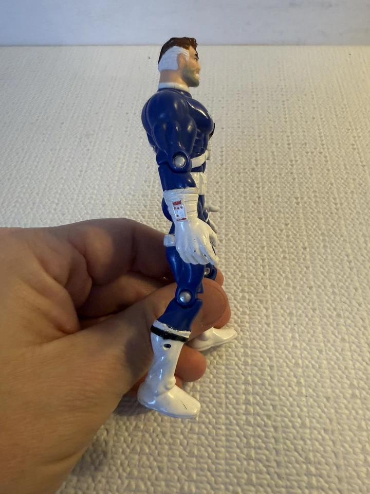 Spider-Man The Animated Series NICK FURY 1995 ToyBiz 5" Vtg Action Figure Marvel - Image 4 of 4