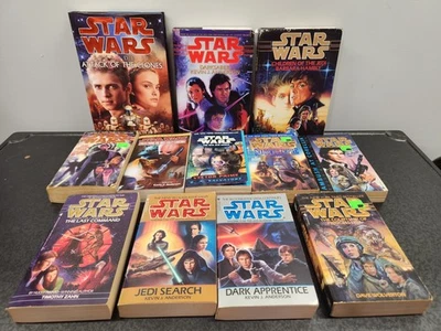Lot of (12) Vtg Star Wars Novels Hardcovers & Paperbacks, Some 1st Editions - Image 1 of 4