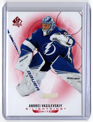 2020-21 SP Authentic Limited Andrei Vasilevskiy Auto Tampa Bay Lightning #100