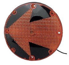 Grote TURN LAMP, 7", YELLOW W/ARROW LENS, SCHOOL BUS, SINGLE CONTACT (56083)