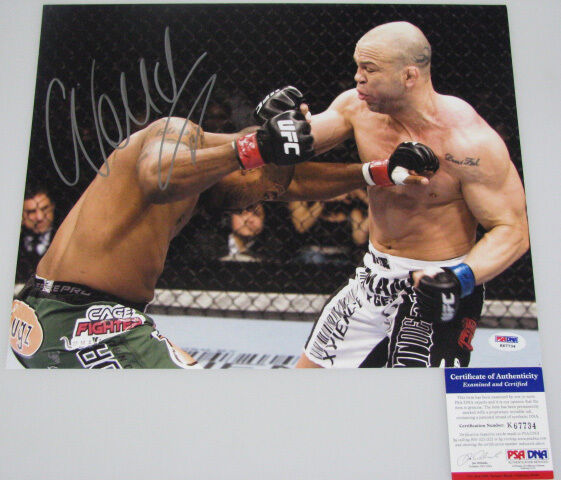 WANDERLEI SILVA Hand Signed 11'x14' Photo + PSA DNA COA K67734 WANDERLEI SILVA Hand Signed 11'x14' Photo + PSA DNA COA K67734
