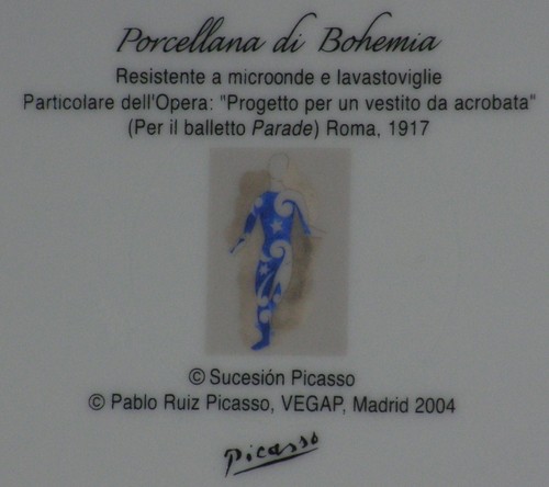 NEU Porcellana di Bohemia - Pablo Picasso - Suppenteller mehr da - Picture 2 of 2
