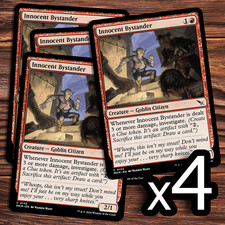 4x Innocent Bystander - NM - Karlov Manor - Magic the Gathering