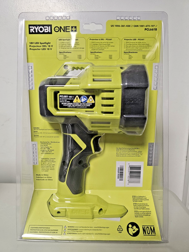 New Ryobi PCL661B ONE+ 18V Cordless LED Spotlight Up To 3000 Lumens (Tool Only) - Picture 5 of 14