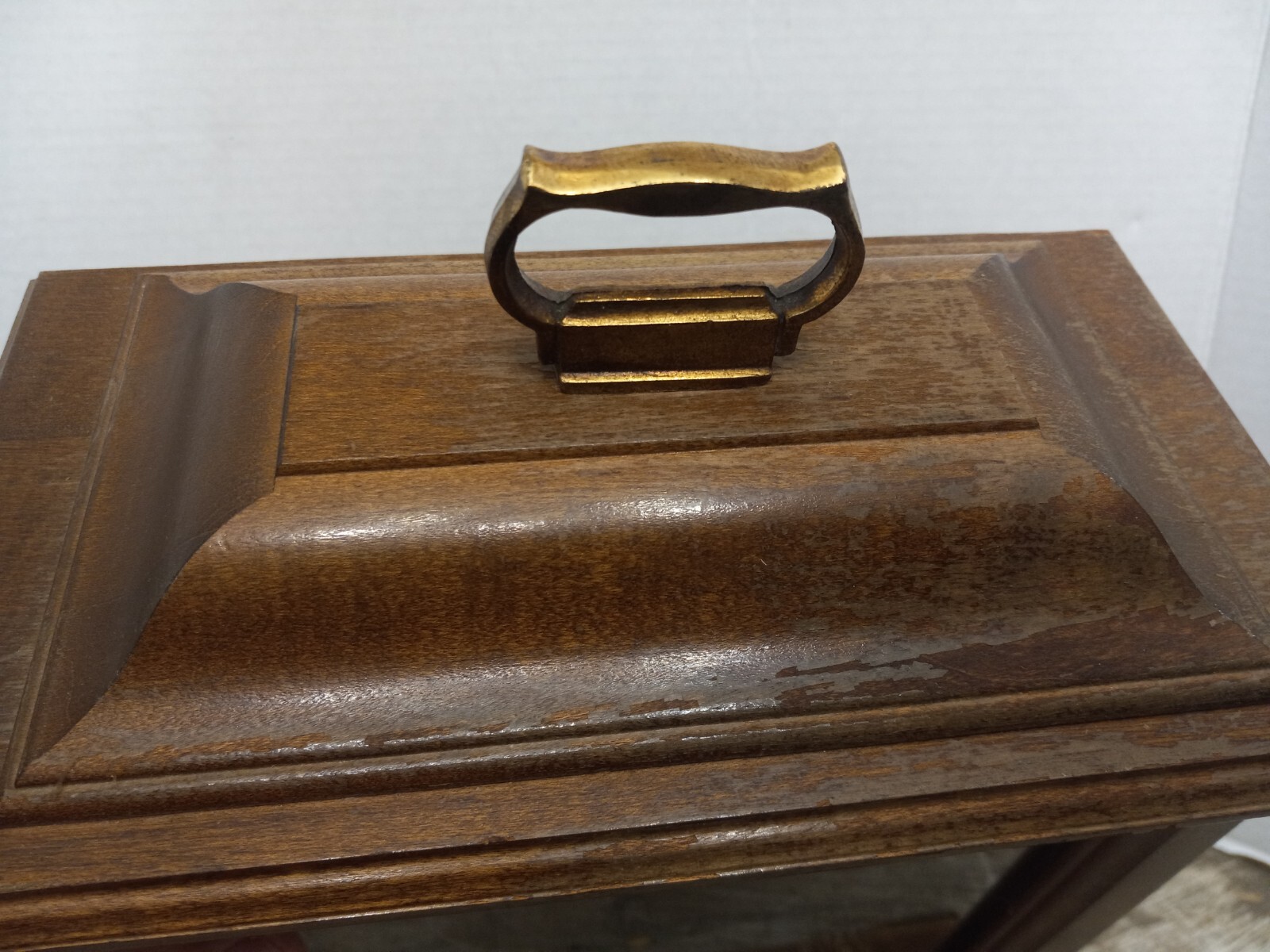 Vtg Quadraphonic Quartz 4 Chime Walnut Mantle Clock Germany Hermle