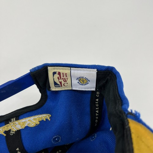 Mitchell & Ness Snapback Hat Adult Size Blue Golden State Warriors Basketball - Picture 8 of 9