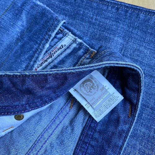 Jeans Diesel Industry ZAF 30x30"" Inorzati 32x24"" Bottone Fly Italia Denim - Foto 9 di 12