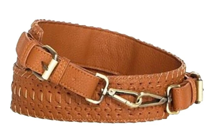 Alças de Couro Sintético Bolsa Marrom/Alças para mulheres