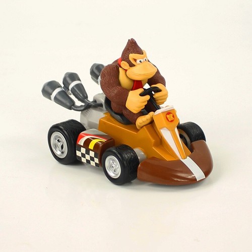Super Mario Bros Luigi Princess 12cm Pull Back Racer Go Kart Car Toy NEW - Picture 6 of 17
