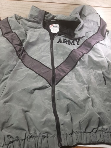 Shia Labeouf Army Military Training Jacket Reflective Gray/Black Size L - Picture 3 of 11