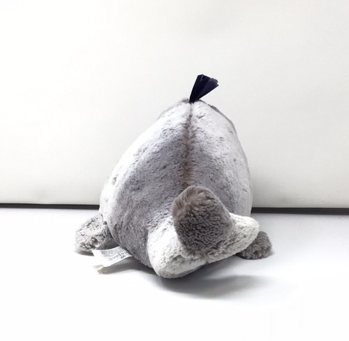 Ciondolo elegante Nat & Jules balena Wylie 12" peluche 2014 grigio Demdaco giocattolo imbottito - Foto 4 di 9