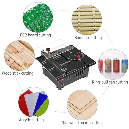 Multi-Functional Mini Table Saw Speed & Angle Adjustable 16MM Cutting Depth E1I6 - Picture 8 of 11