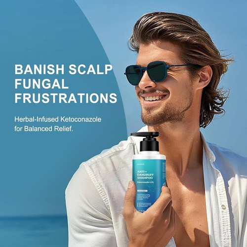 Anti-Dandruff Shampoo for Men & Women - Anti-Fungal Scalp Treatment - Picture 3 of 6