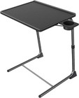 Adjustable TV Tray Table - TV Dinner Tray on Bed & Sofa, Comfortable Folding Tab