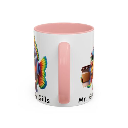 Tazza ceramica accentata Mr Grumpy Gills lavabile per microonde e lavastoviglie 2 lati - Foto 49 di 49