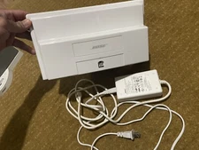 BOSE SoundDock 1 PORTABLE Music System iPod Dock w/ Power adapter White Gloss