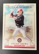 DYLAN CREWS 2024 Panini Boys of Summer Prospect /275 RC #74 Nationals