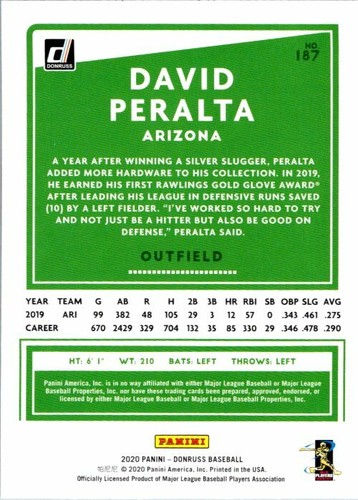 2020 Donruss Baseball - Base Cards #61 - #210 Complete Your Set - Picture 185 of 231