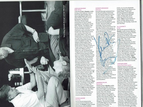 Programma teatrale Edmund autografato da Stephen Grief e il cast - Foto 3 di 6