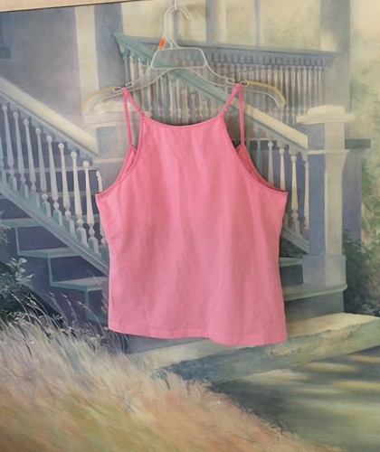 Sleeveless Juniors Racerback Pink Adj, Cami Stretch Top No Boundaries Sz. XL (15 - Bild 9 von 12