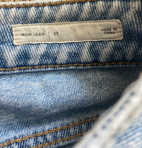 PacSun Jeans Womens Size 27 Blue Mom High Rise Comfort Casual 100% Cotton Denim - Picture 6 of 6