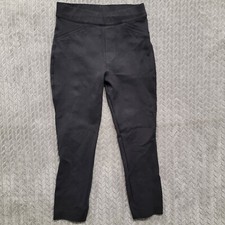 Spanx The Perfect Pant Ankle Backseam Skinny Black Ponte 20251R Womens Sz Small