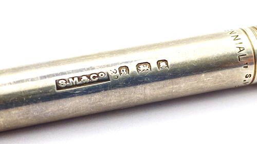 VINTAGE SAMPSON MORDAN CENTENNIAL PENCIL IN STERLING SILVER MADE IN ENGLAND 1922 - Picture 3 of 9