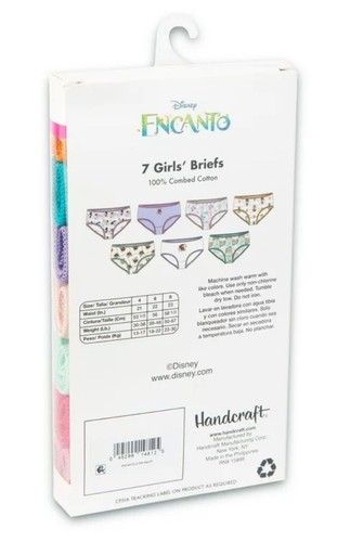 Disney ENCANTO Girls Underwear 7-Pack Size 6 NEW - Picture 3 of 5
