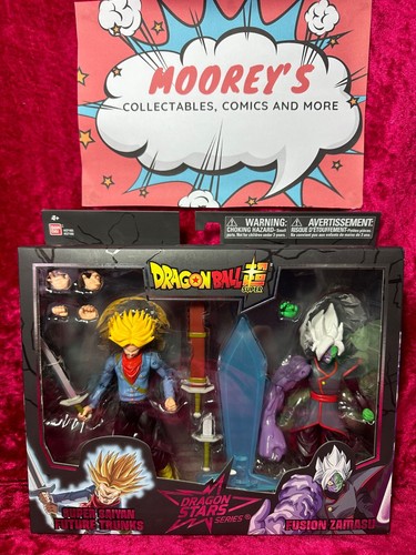 Bandai Dragon Ball Super Dragon Stars Future Trunks vs Fusion Zamasu 6" Figures