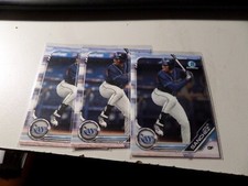 2019 Bowman Prospects Base #BP-135 Jesus Sanchez 3 Card Lot