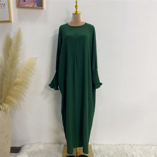 Maxi Vestido Largo Mujeres Musulmanas Abaya Kaftan Formal Fiesta Vestido Marroquí Modesto - Imagen 19 de 58