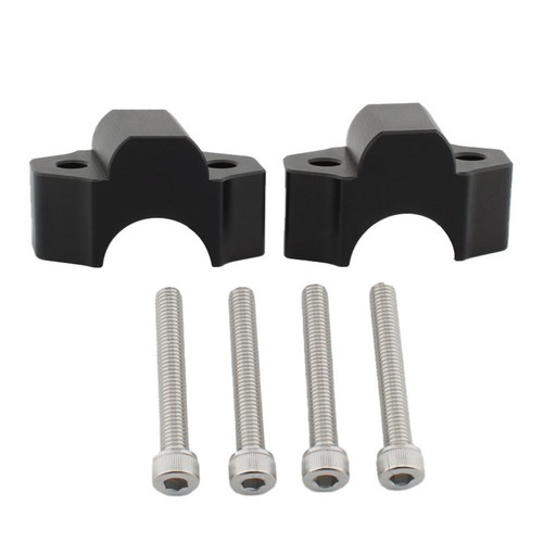 Handlebar Raiser Clamp Extend Mount Fit For Yamaha XJR 1300 XSR900 MT-10 FZ09 - Foto 2 di 11