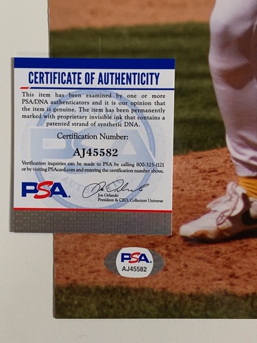 Dennis Eckersley Oakland Athletics A's Signed Autograph 11 x 14 Photo PSA DNA - Picture 3 of 3