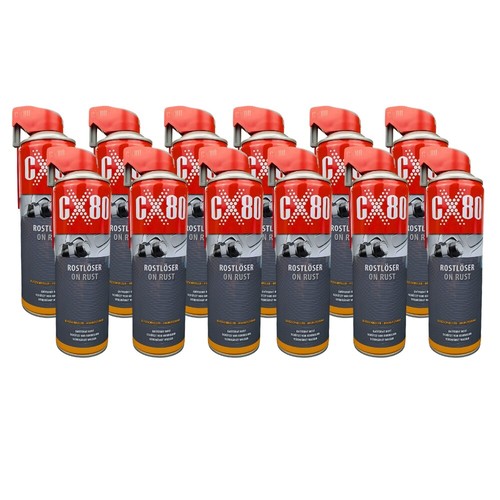 12 x CX80 Rostlöser Spray 500ml Kriechöl Rostentferner Hochleistungs Entroster - Bild 1 von 6