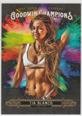 #ad #ad 2018 TIA BLANCO Upper Deck Goodwin Champions SPLASH OF COLOR #141 $4.99