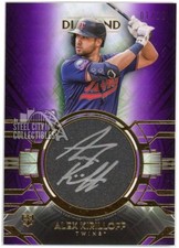 Alex Kirilloff 2021 Topps Diamond Icons Silver Ink Purple Rookie Auto SI-AK 1/10