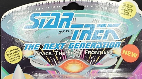 Star Trek 3 Stück Karte oder Spacecap Next Gen Playmates 93. Wharf, K'Ehleyr, Wesley - Bild 15 von 18