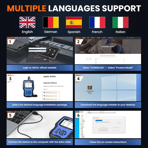 Ancel VD500/VD700/BM500/BM700/LD700/VOD700/BZ700/TD700 OBD2 Code Reader Scanner - Bild 58 von 93